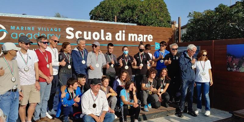 Prizewinners at Tognazzi Marine Village - RS Aero Italian National Circuit 2021 - photo © Umberto Rubeo