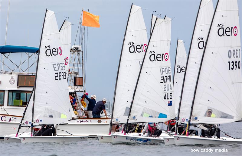 RS Aero East Coast Championships, Day 2, Pittwater photo copyright Bow Caddy Media taken at Royal Prince Alfred Yacht Club and featuring the  class