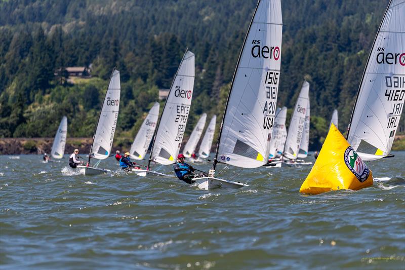 RS Aero Worlds at Cascade Locks, Oregon day 2 photo copyright Bob Stawicki taken at Columbia Gorge Racing Association and featuring the  class