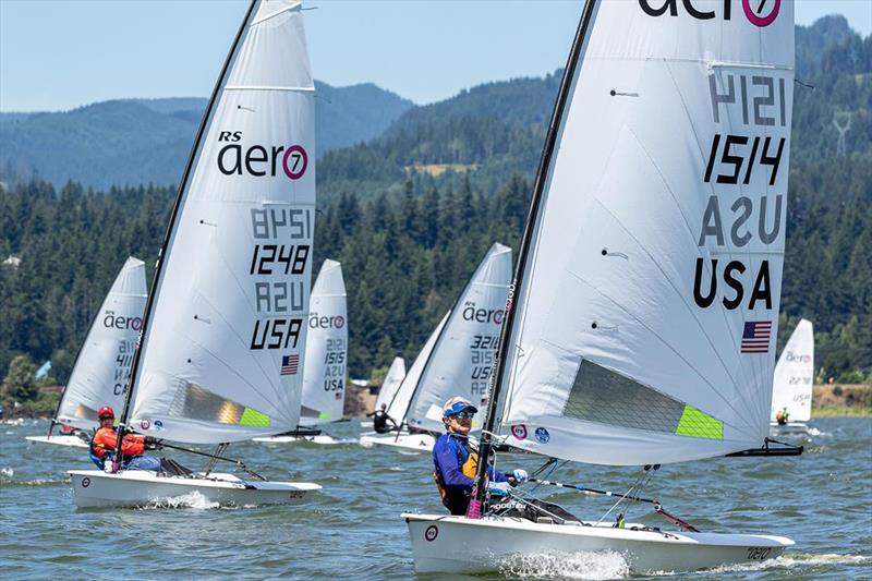 RS Aero Worlds at Cascade Locks, Oregon day 4 photo copyright Bob Stawicki taken at Columbia Gorge Racing Association and featuring the  class