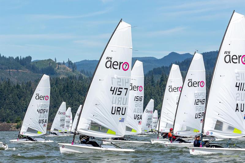 RS Aero Worlds at Cascade Locks, Oregon day 4 photo copyright Bob Stawicki taken at Columbia Gorge Racing Association and featuring the  class