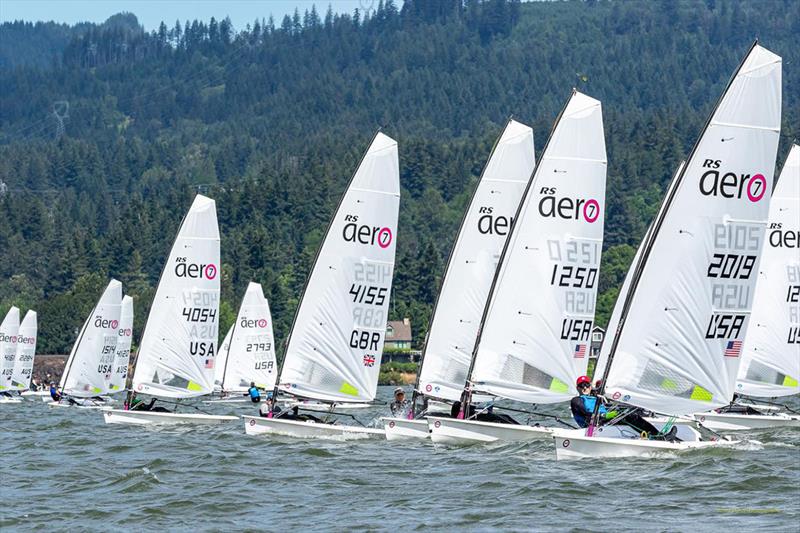 RS Aero Worlds at Cascade Locks, Oregon day 4 photo copyright Bob Stawicki taken at Columbia Gorge Racing Association and featuring the  class