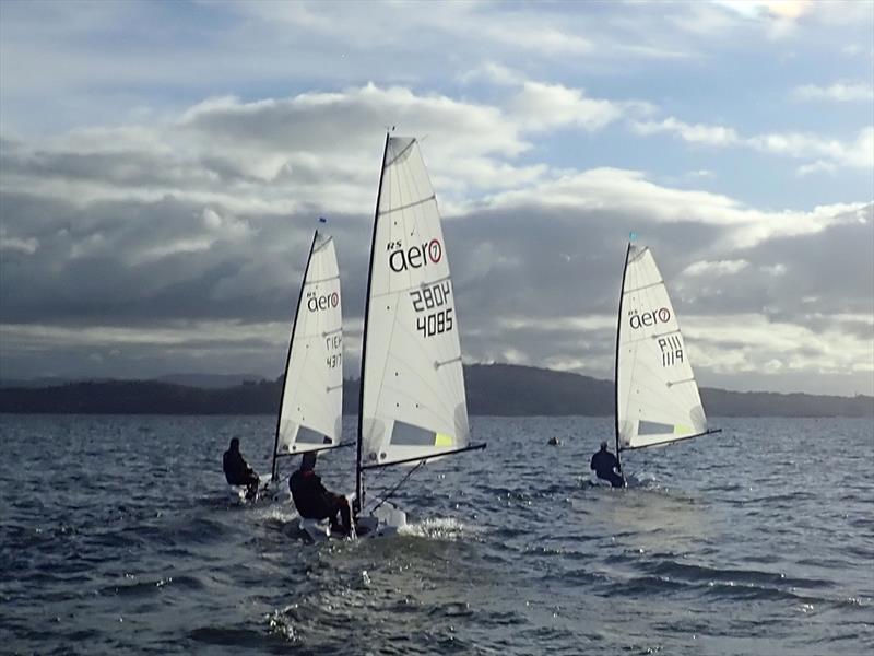RS Aeros at the Dalgety Bay SC Open photo copyright Steve Webb taken at Dalgety Bay Sailing Club and featuring the  class