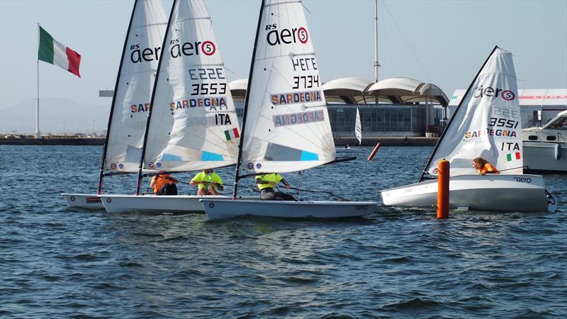 RS Aero European Youth Team Racing Championship in Cagliari, Sardinia: SWE vs LAT 2 - photo © Italian Naval League of Sulcis