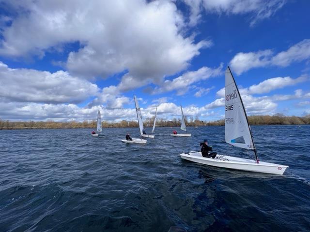 Burghfield RS Aero Open photo copyright Mark Cooper taken at Burghfield Sailing Club and featuring the RS Aero 5 class