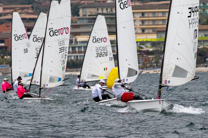 Italian RS Aero National Regatta series at Limone, Garda photo copyright Elena Giolai taken at Limone Garda Sailing ASD and featuring the RS Aero 5 class