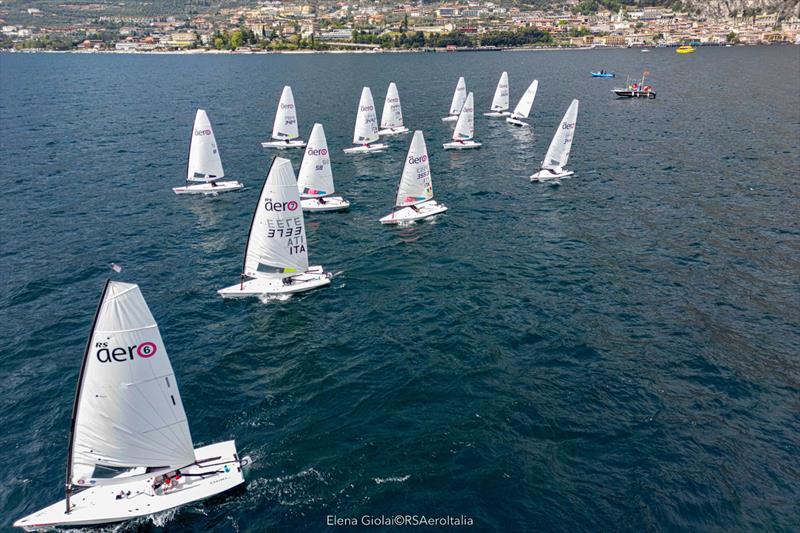 Italian RS Aero National Regatta series at Limone, Garda photo copyright Elena Giolai taken at Limone Garda Sailing ASD and featuring the RS Aero 6 class