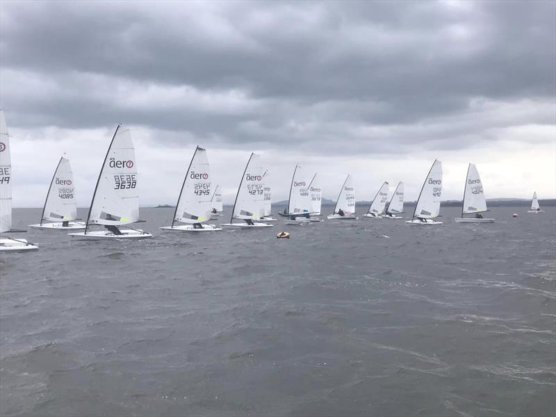 RS Aero Class Scottish Training at Dalgety Bay photo copyright Peter Barton taken at Dalgety Bay Sailing Club and featuring the RS Aero 7 class