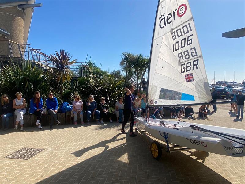 RS Aero UK Womens Championship at Hayling Island photo copyright Emma Toman taken at Hayling Island Sailing Club and featuring the RS Aero 5 class