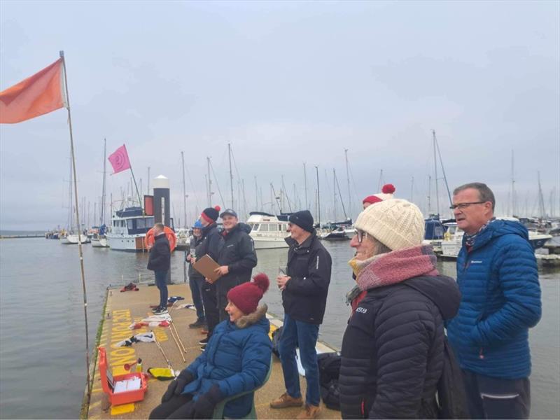 Lymington Town SC Festive RS Aero Stadium Racing in Hampshire, UK photo copyright Sue Markham taken at Lymington Town Sailing Club and featuring the RS Aero 7 class