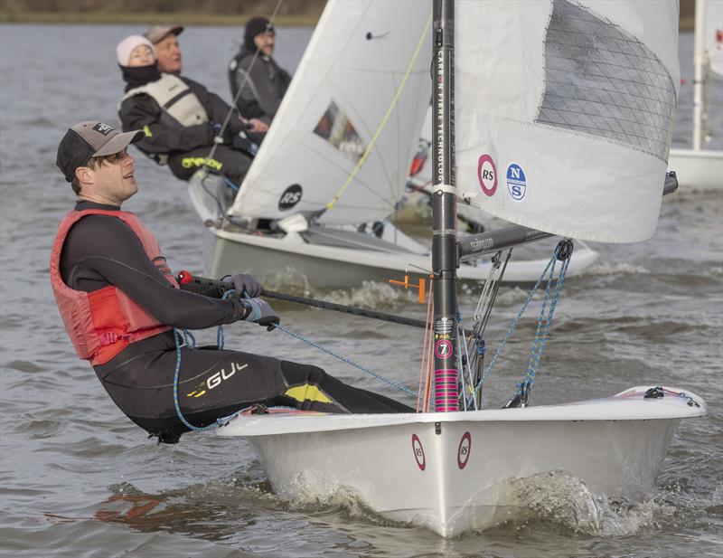 Craig Williamson second in the Notts County Cooler photo copyright David Eberlin taken at Notts County Sailing Club and featuring the RS Aero 7 class