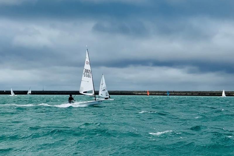 Roy van Maanen - Viking Marine Frostbite Series 2 at Dun Laoghaire - Day 17 photo copyright Alyson Orr taken at Dun Laoghaire Motor Yacht Club and featuring the RS Aero 6 class