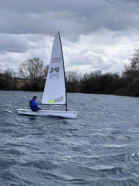 Burghfield RS Aero Open photo copyright Mark Cooper taken at Burghfield Sailing Club and featuring the RS Aero 7 class