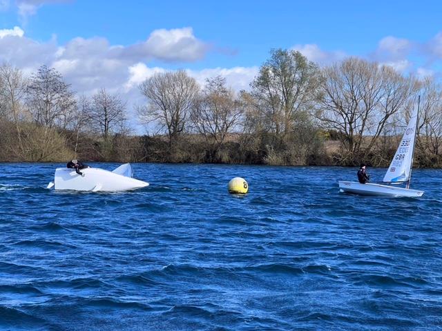 Burghfield RS Aero Open photo copyright Mark Cooper taken at Burghfield Sailing Club and featuring the RS Aero 5 class