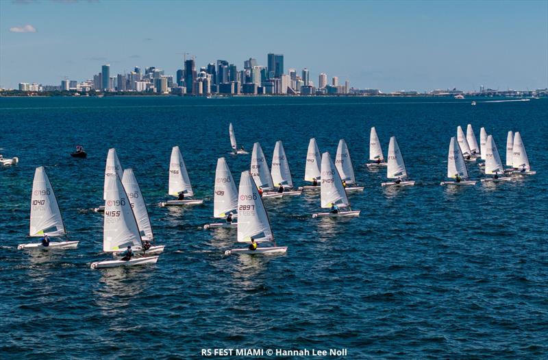 RS Fest Miami photo copyright Hannah Lee Noll taken at Coconut Grove Sailing Club and featuring the RS Aero 7 class