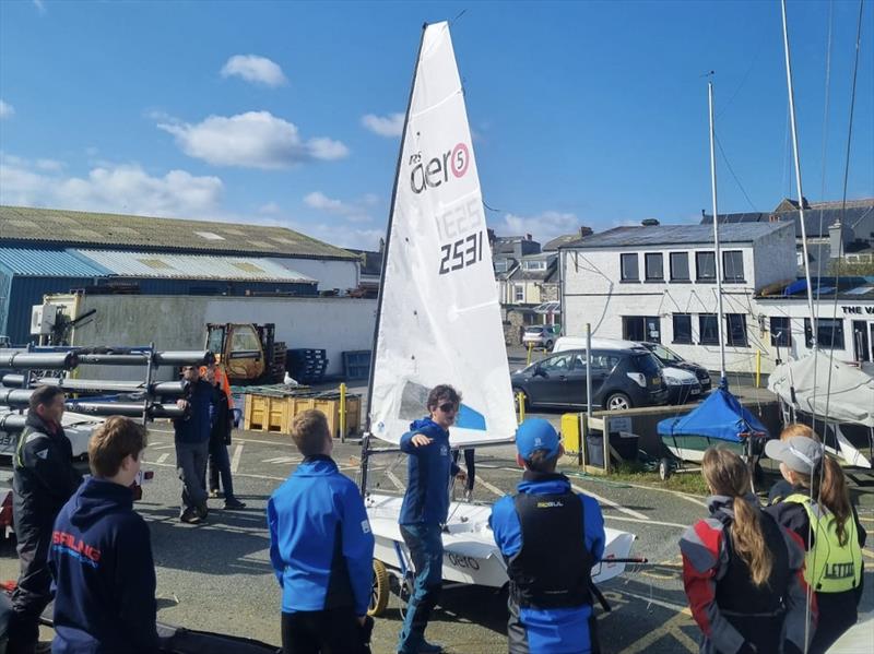 Isle of Man Sailing Development Squad Race Training photo copyright Isle of Man YC taken at Isle of Man Yacht Club and featuring the RS Aero 5 class