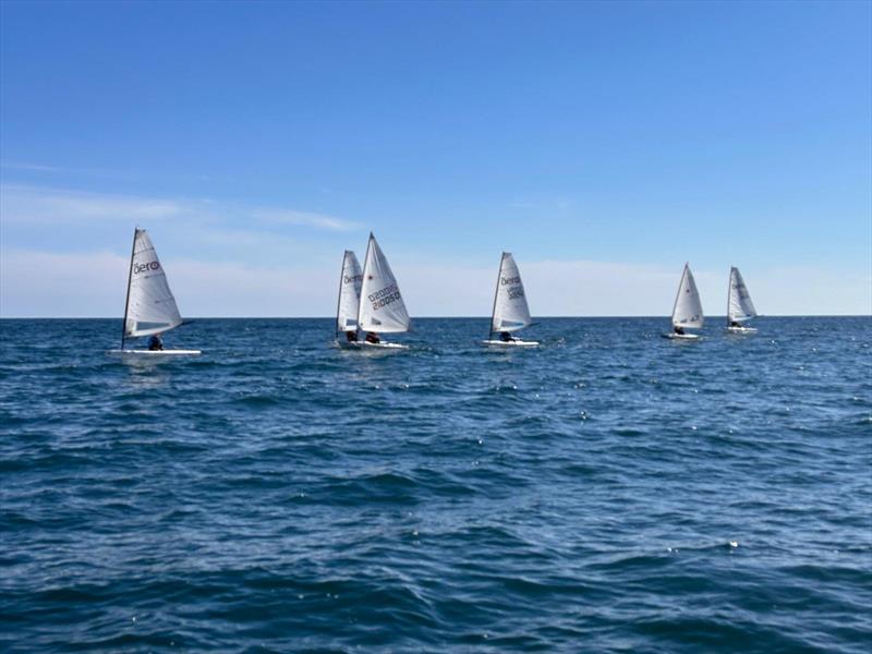 Isle of Man Sailing Development Squad Race Training photo copyright Isle of Man YC taken at Isle of Man Yacht Club and featuring the RS Aero 5 class