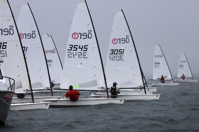 Sail Port Stephens Bay Series  - Ben Austin sail 3051 RS Aero honours photo copyright Promocean Media taken at Newcastle Cruising Yacht Club and featuring the RS Aero 7 class