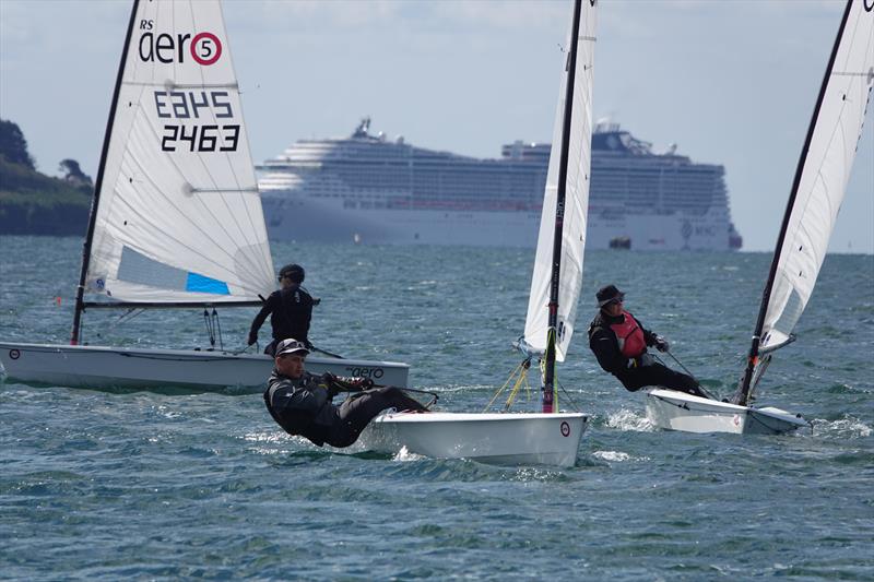Noah Carden, second overall - Kari-Tek-sponsored RS Aero UK SW Area Championships photo copyright Miles Carden / Falmouth Harbour taken at Restronguet Sailing Club and featuring the RS Aero 5 class