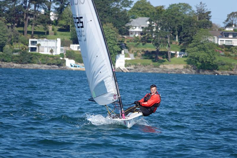 Dave Buzzard, overall winner - Kari-Tek-sponsored RS Aero UK SW Area Championships photo copyright Miles Carden / Falmouth Harbour taken at Restronguet Sailing Club and featuring the RS Aero 7 class