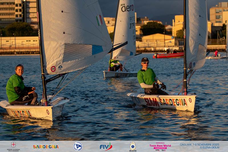 2025 Sardinia RS Aero & OpenSkiff Team Race World Championship photo copyright Elena Giolai taken at La Società Canottieri Ichnusa and featuring the RS Aero 5 class