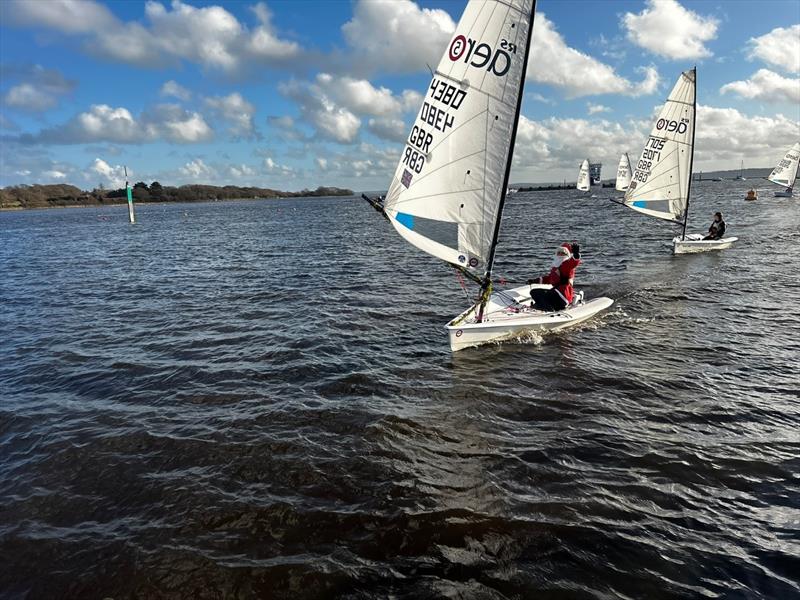 Lymington Festive RS Aero Stadium Racing photo copyright Chris Arnell taken at Lymington Town Sailing Club and featuring the RS Aero 5 class