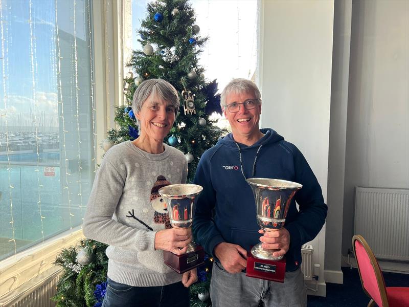 Lymington Festive RS Aero Stadium Racing photo copyright Chris Arnell taken at Lymington Town Sailing Club and featuring the RS Aero 7 class