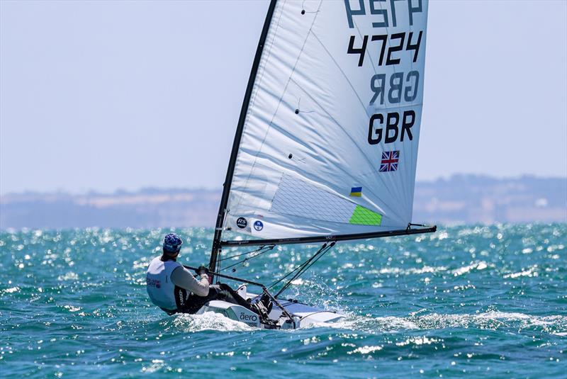 Peter Barton at the RS Aero Australian Championships - photo © Salty Dingo