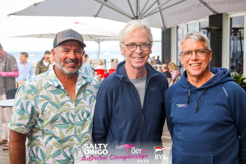 Peter Barton (right) at the RS Aero Australian Championships photo copyright Salty Dingo taken at  and featuring the RS Aero 7 class