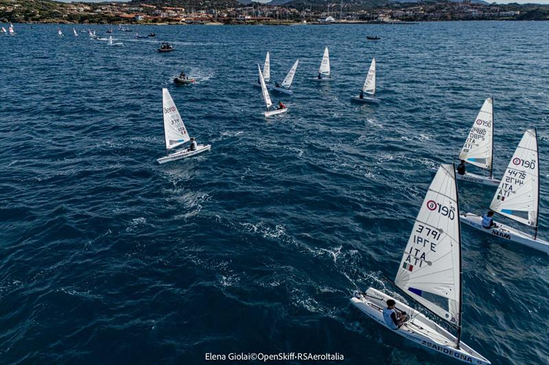 2026 Open Skiff Eurochallenge and RS Aero National Regatta in Porto Rotondo - Day 1 photo copyright Elena Giolai taken at Yacht Club Porto Rotondo and featuring the RS Aero 6 class