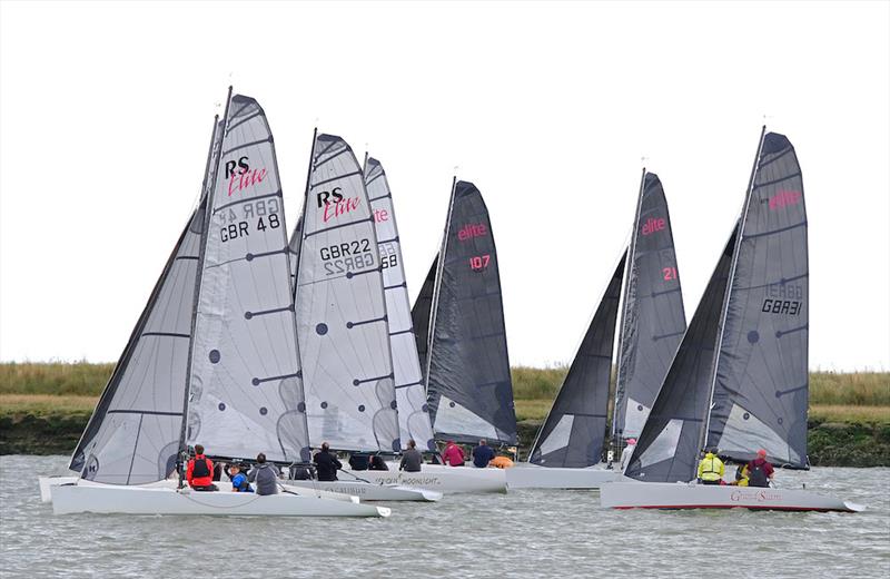 Startling action for the RS Elite class at Burnham Week 2021 - photo © Roger Mant