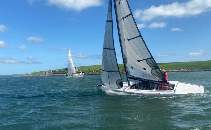 Richard Moore in Usain Boat prior to race 1 - Strangford Lough's Frostie Week day 1 - photo © Martin Mahon