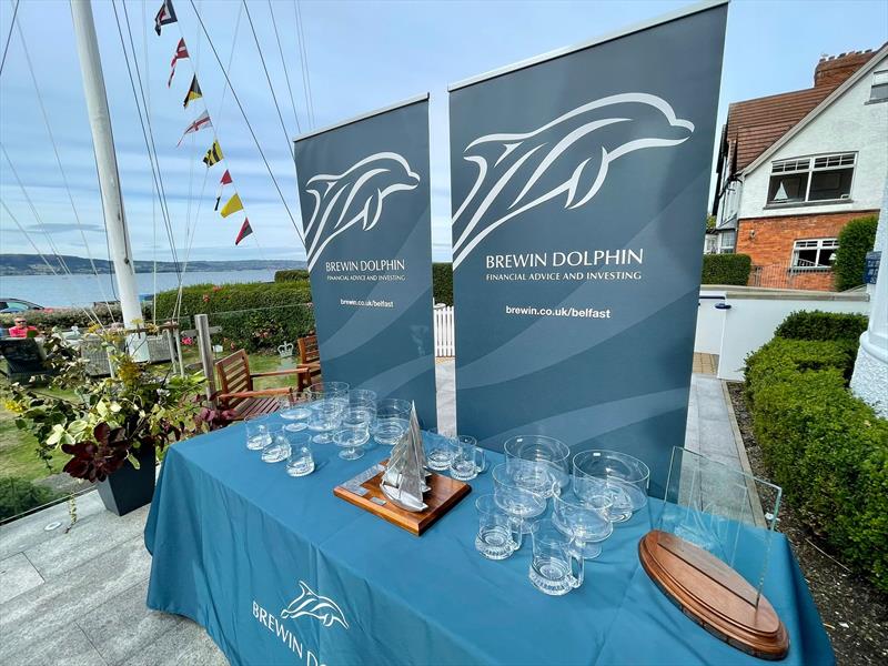 All set for prize giving at the Brewin Dolphin RS Elite Irish Championships & Squib McMillan Shield - photo © Lindsay Nolan