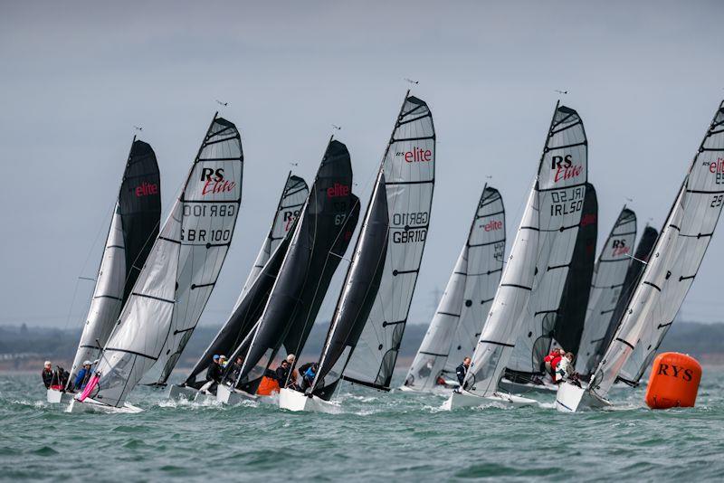RS Elites racing in the 2021 International Grand Prix photo copyright Paul Wyeth / www.pwpictures.com taken at Royal Yacht Squadron and featuring the RS Elite class
