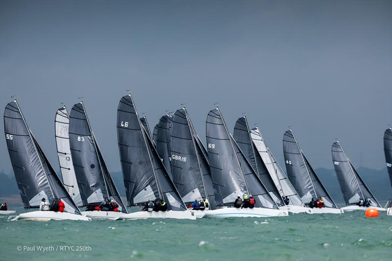RS Elite start on day 2 of the Royal Thames Yacht Club 250th Anniversary Regatta - photo © Paul Wyeth / www.pwpictures.com