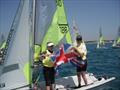 Hannah Bristow and Bobby Hewitt win the RS Feva World Chamoionship © UK RS Feva class