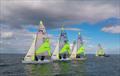 Close racing for the Portobello event of the Scottish RS Feva Series © Max Blinkhorn