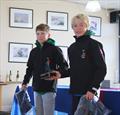 Ben Greenhalgh and Tom Sinfield form Port Dinorwic Sailing Club win the Rooster RS Feva GP3 Winter Championship at the WPNSA © Steven Angell