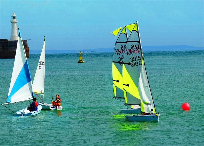 Push the Boat Out at the Dover Marina Open Day photo copyright Port of Dover taken at Royal Cinque Ports Yacht Club and featuring the RS Feva class