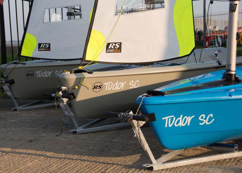 New boats at Tudor Sailing Club photo copyright Hannah Barnes taken at Tudor Sailing Club and featuring the RS Feva class