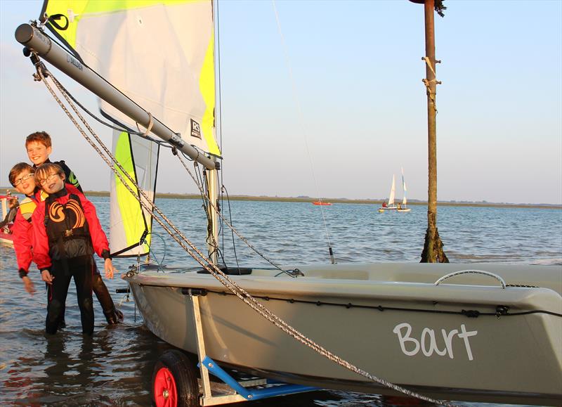 New boats at Tudor Sailing Club photo copyright Hannah Barnes taken at Tudor Sailing Club and featuring the RS Feva class