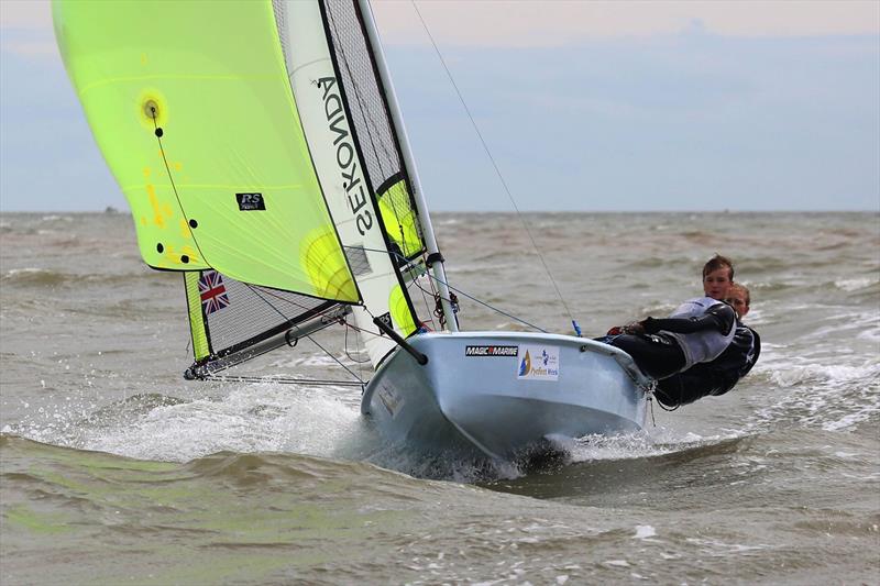 Pyefleet Week 2016 day 4 photo copyright Tim Bees taken at Brightlingsea Sailing Club and featuring the RS Feva class