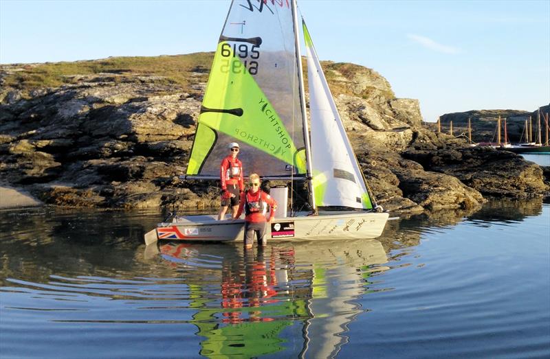 Archie and Harvey with their RS Feva photo copyright Chris Leigh taken at  and featuring the RS Feva class