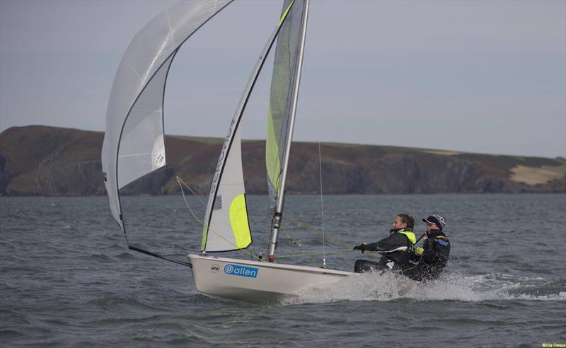 Josh Manning & Lucy Hughes during the RYA Welsh Zone Championships - photo © RYA Cymru Wales