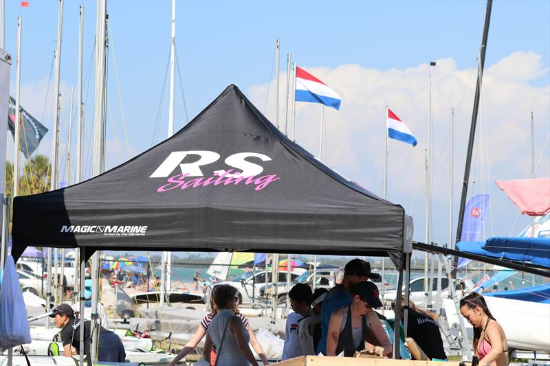 All set in Clearwater, Florida ahead of the 2018 PA Consulting RS Feva Worlds photo copyright Jon Partridge taken at Clearwater Community Sailing Center and featuring the RS Feva class