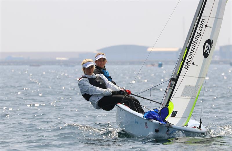 RS Feva Nationals at the WPNSA day 1 photo copyright Jon Partridge taken at Weymouth & Portland Sailing Academy and featuring the RS Feva class