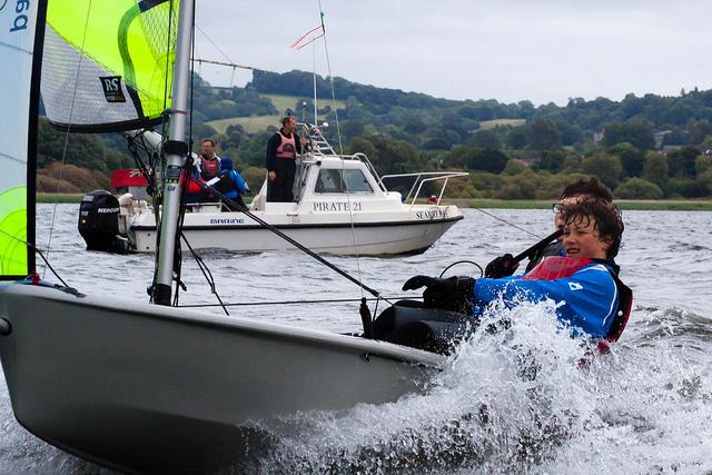 Tokio Marine HCC RS Feva Inlands at Chew Valley Lake photo copyright Andy Hook taken at Chew Valley Lake Sailing Club and featuring the RS Feva class