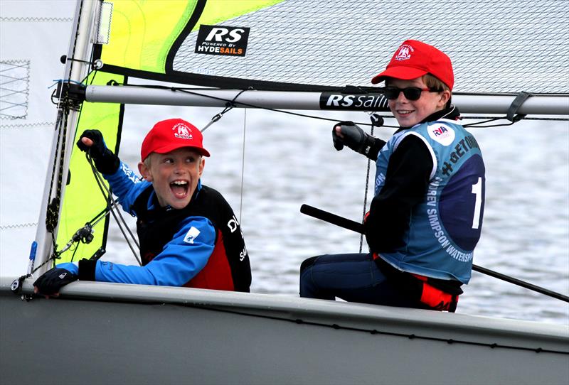 Independent Schools Inlands 2019 photo copyright Mark Jardine taken at Burghfield Sailing Club and featuring the RS Feva class