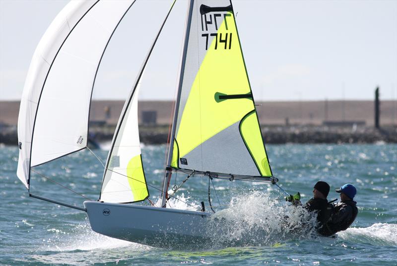 2020 South & Southwest British Youth Sailing Regional Junior Championships photo copyright Mark Jardine / YachtsandYachting.com taken at Weymouth & Portland Sailing Academy and featuring the RS Feva class