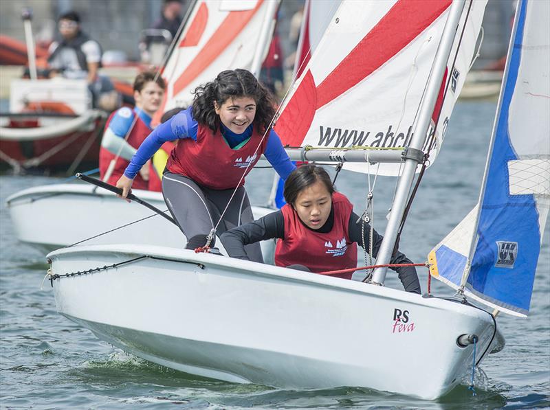 Boase Cohen & Collins HK Interschools Sailing Festival 2017 photo copyright RHKYC / Guy Nowell taken at Royal Hong Kong Yacht Club and featuring the RS Feva class